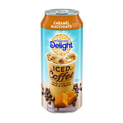Dean Foods Iced Coffee, Caramel Macchiato, 15 oz Can, 12/Carton