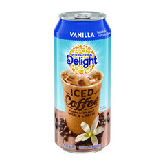 Dean Foods Iced Coffee, Vanilla, 15 oz Can, 12/Carton