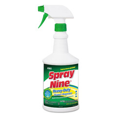 ITW Dymon Heavy Duty Cleaner/Degreaser/Disinfectant, Citrus Scent, 32 oz, Trigger Spray Bottle, 12/Carton