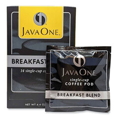Java Trading Co. Coffee Pods, Breakfast Blend, Single Cup, 14/Box