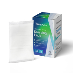 Abdominal Wound Dressing Pads 10 Pack - ABD Pads 5x9" Sterile Non Stick Gauze Pads, Extra Absorbent Combine Pad - Latex Free, Sealed Edges, Individually Wrapped