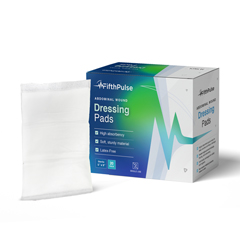 FifthPulse Sterile Abdominal Wound Dressing Pads, Individually Wrapped Soft-Nonwoven, 5