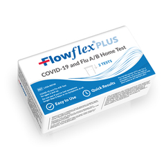 FlowFlex Plus COVID-19 and Flu A/B Home Test (1 Package 2 Test) Flu A&B 3-in-1 Antigen Rapid Test, Results in 15 Minutes, FDA Authorized