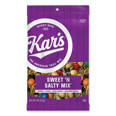 Kar's Nuts Fresh Harvest Trail Mix, Sweet N Salty, 8 oz Bag, 12/Box