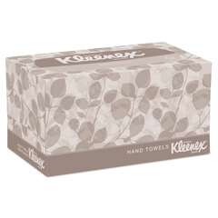 Kimberly Clark Professional Hand Towels, Pop-Up Box, Cloth, 1-Ply, 9 x 10.5, White, 120/Box, 18 Boxes/Carton