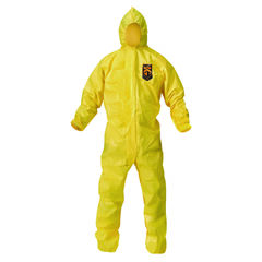 Kimberly Clark Professional A70 Chemical Spray Protection Coveralls, 3X-Large, Yellow, 12/Carton