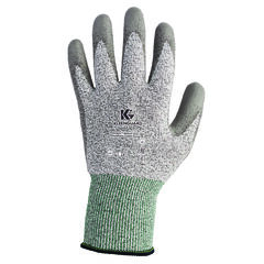 Kimberly Clark Professional G60 Level 3 Economy Cut Resistant Gloves, Large, Gray/Salt and Pepper, 12 Pairs/Carton