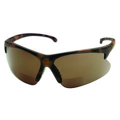 Kimberly Clark Professional V60 30-06 Readers Safety Sunglasses Glasses, Tortoise Nylon Frame, Smoke Polycarbonate Lens, 6/Box