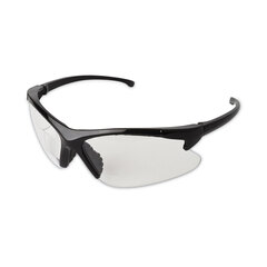 Kimberly Clark Professional Dual Readers Safety Glasses, 2.0 Diopter, Black Frame, Clear Hardcoat Scratch-Resistant Lens