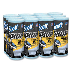 Kimberly Clark Professional SCOTT&reg; Pro Shop Towels, 1-Ply, Blue, 10 2/5