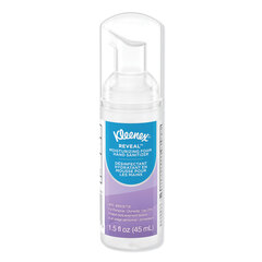 Kimberly Clark Professional Kleenex&reg; Ultra Moisturizing Foam Hand Sanitizer, 1.5 oz Pump Bottle, Unscented, 24/Carton