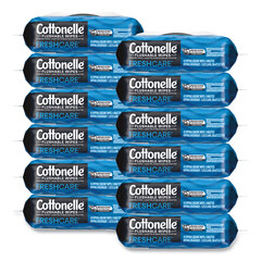 Kimberly Clark Professional Fresh Care Flushable Cleansing Cloths, 1-Ply, 3.75 x 5.5, White, 42/Pack, 12 Packs/Carton