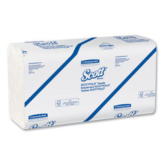 Kimberly Clark Professional Essential Low Wet Strength Multi-Fold Towels, 1-Ply, 9.4 x 12.4, White, 175/Pack, 25 Packs/Carton