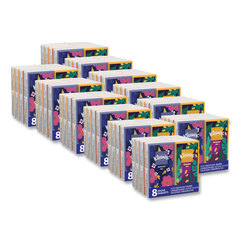 Kimberly Clark Professional On The Go Packs Facial Tissues, 3-Ply, White, 10 Sheets/Pouch, 8 Pouches/Pack, 12 Packs/Carton