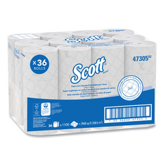 Kimberly Clark Professional Pro Small Core High Capacity/SRB Bath Tissue, Septic Safe, 2-Ply, White, 1,100 Sheets/Roll, 36 Rolls/Carton