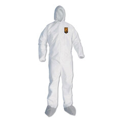 Kimberly Clark Professional A45 Liquid/Particle Protection Surface Prep/Paint Coveralls, 2X-Large, White, 25/Carton