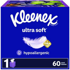 Kimberly Clark Professional Ultra Soft Facial Tissue, 3-Ply, White, 60 Sheets/Box, 18 Boxes/Carton