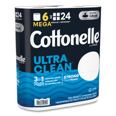 Kimberly Clark Professional Ultra CleanCare Toilet Paper, Strong Tissue, Mega Rolls, Septic Safe, 1-Ply, White, 284/Roll, 6 Rolls/Pack, 36 Rolls/Carton