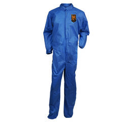 Kimberly Clark Professional A20 Breathable Particle Protection Coveralls, Zip Front, Elastic Back, Wrists, Ankles, 3X-Large, Blue, 20/Carton