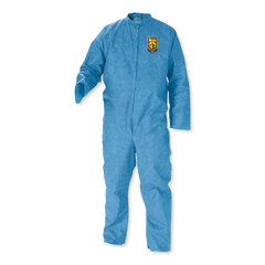 Kimberly Clark Professional A20 Breathable Particle Protection Coveralls, Medium, Blue, 24/Carton