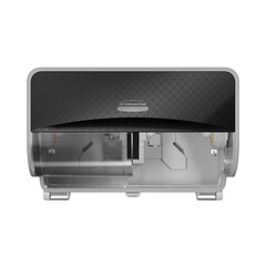 Kimberly Clark Professional ICON Coreless Standard Roll Toilet Paper Dispenser, 8.43 x 13 x 7.25, Black Mosaic