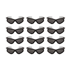 Smith & Wesson V30 Nemesis Foam Safety Glasses, Black Nylon Frame, Smoke Polycarbonate Lens, 12/Carton