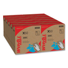 Kimberly Clark Professional X50 Cloths, POP-UP Box, 12.5 x 9.1, White, 176/Box, 10 Boxes/Carton