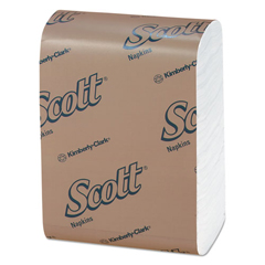 Kimberly Clark Professional Low-Fold Dispenser Napkins, 1-Ply, 12