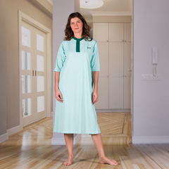 KCK1413500XL - KCK Industries - 4Care™ Unisex Nightshirt with an Open Back (Hospital Gown)