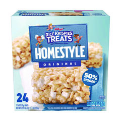 Kellogg's Rice Krispies Treats Homestyle Original Cereal Bar, 1.16 Bar, 24/Box