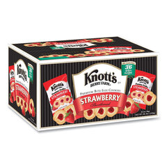 BISCOMERICA CORP. Premium Berry Jam Shortbread Cookies, Strawberry, 2 oz, 36/Carton
