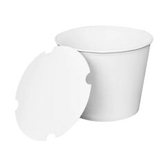 KARAT BY LOLLICUP Food Bucket with Lid, 130 oz, 8.46