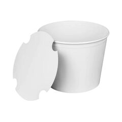 KARAT BY LOLLICUP Food Bucket with Lid, 85 oz, 7.36