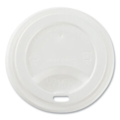 KARAT BY LOLLICUP Hot Cup Lids, Fits 8 oz Paper Hot Cups, Sipper Lid, White, 1,000/Carton