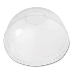 KARAT BY LOLLICUP PET Lids, Dome Lid, Fits 12 oz to 24 oz Cold Cups, Clear, 1,000/Carton