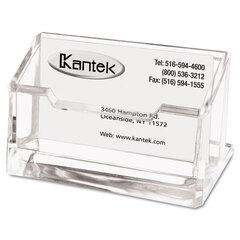 KTKAD30 - Kantek Clear Acrylic Business Card Holder