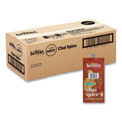 Flavia The Bright Tea Co. Chai Spice Black Tea Freshpack, Chai Spice, 0.09 oz Pouch, 100/Carton