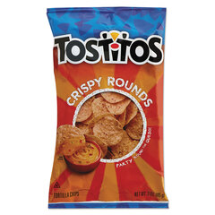 Frito-Lay Tortilla Chips Crispy Rounds, 3 oz Bag, 28/Carton