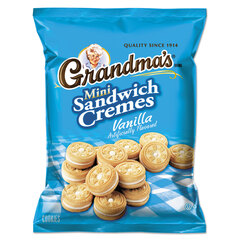Frito-Lay Mini Vanilla Creme Sandwich Cookies, 3.71 oz, 24/Carton