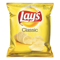 Frito-Lay Regular Potato Chips, 1.5 oz Bag, 64/Carton