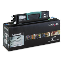LEXE450H11A - Lexmark E450H11A Toner, 11000 Page-Yield, Black