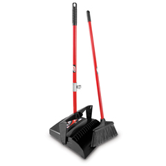 LIB919 - Libman - Lobby Broom and Dust Pan (Open Lid)- 2 Sets per Case!