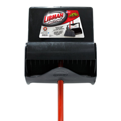 LIB919 - Libman - Lobby Broom and Dust Pan (Open Lid)- 2 Sets per Case!
