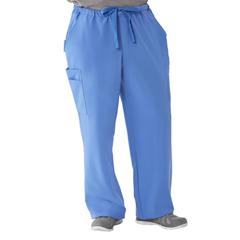 MED5800CBLXST - Medline - Illinois Ave Mens Athletic Cargo Scrub Pants with 7 Pockets, Blue, XS