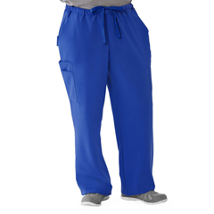 MED5800RYL4XL - Medline - Illinois Ave Mens Athletic Cargo Scrub Pants with 7 Pockets, Blue, 4XL