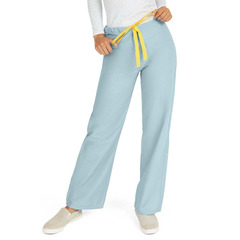 Medline AngelStat Unisex Reversible Drawstring Waist Scrub Pants, Size XL Tall Inseam, Misty
