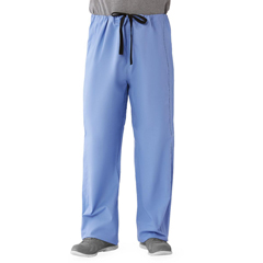 Medline 100% Cotton Reversible Scrub Pants, Ciel, Unisex Size 3XL
