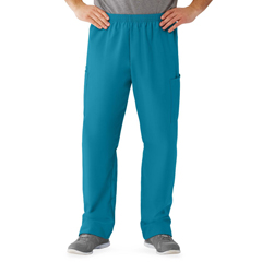 Medline AngelStat Unisex Cargo Scrub Pants with Elastic Waist, 1/EA