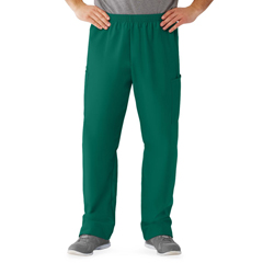 Medline AngelStat Unisex Cargo Scrub Pants with Elastic Waist, 1/EA