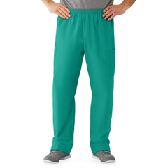 Medline AngelStat Unisex Cargo Scrub Pants with Elastic Waist, 1/EA